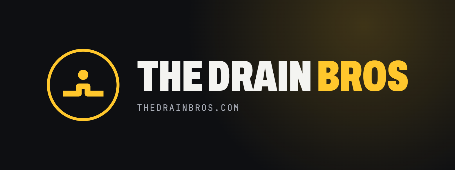 The Drain Bros logo lockup
